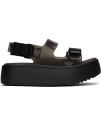 Melissa - Black Brave Papete Platform Sandals - Lyst
