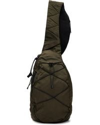 C.P. Company - Khaki Nylon B Crossbody Backpack - Lyst