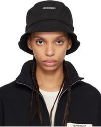 Jacquemus - Le Bob Gadjo Brand-Plaque Cotton Bucket Hat - Lyst