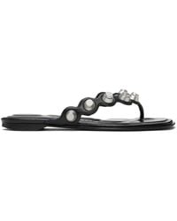 Alexander Wang - Rexa Thong Flat Sandals - Lyst