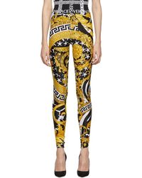 Versace Multicolour Heritage Stamp Leggings
