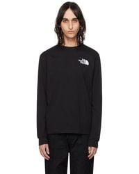 The North Face - Black Nse Long Sleeve T-shirt - Lyst
