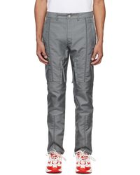KANGHYUK - Pantalon gris à ornements brodés - Lyst