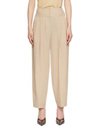 TOTEME - Draped Balloon Trousers - Lyst