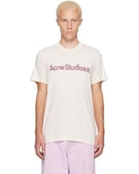 Acne Studios - Off- Graphic T-Shirt - Lyst