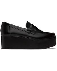Comme des Garçons - Black Platform Loafers - Lyst
