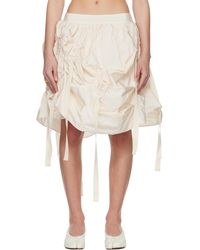 Renaissance Renaissance - Ssense Exclusive Bridal Capsule Versailles Midi Skirt - Lyst