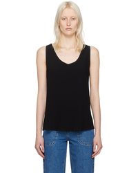 A.P.C. - . Black Lucy Tank Top - Lyst