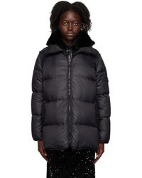 Army by Yves Salomon - Paneled Down Jacket - Lyst