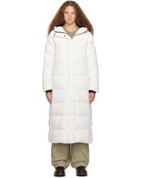 Canada Goose - White Alliston Down Jacket - Lyst