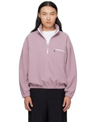 Rier - Pull Rose En Molleton - Lyst