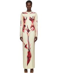 Jean Paul Gaultier - 'The Flower Body Morphing Marinière' Maxi Dress - Lyst