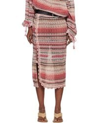 Isabel Marant - Noryane Cotton Sunrise Net Midi Skirt - Lyst