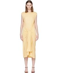 TOTEME - Tie-Waist Jersey Midi Dress - Lyst