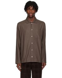 Another Aspect - Chemise 2.1 brune - Lyst