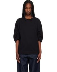 Dries Van Noten - Pleated Sleeve T-Shirt - Lyst
