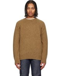 A.P.C. - Tan Harris Sweater - Lyst