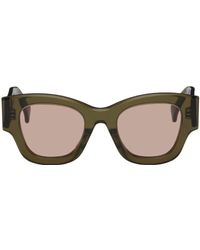 KENZO - Green Paris Boke Flower Sunglasses - Lyst