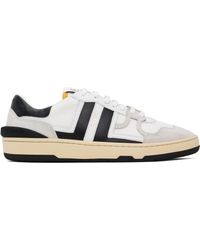 Lanvin - オフホワイト＆ブラック Clay メッシュ スニーカー - Lyst
