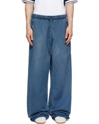 Off-White c/o Virgil Abloh - Distress Diag Slouchy Highlighted Sweatpants - Lyst