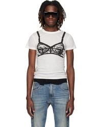 VAQUERA - Off- Bra T-Shirt - Lyst