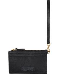 Marc Jacobs - The Leather Top Zip Wristlet 財布 - Lyst