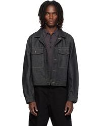 Lemaire - Denim Trucker Jacket - Lyst