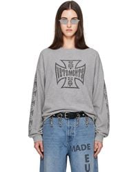 Vetements - Big Biker Cross Waffle Longsleeve T-Shirt - Lyst