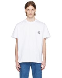 WOOYOUNGMI - T-shirt blanc à écusson - Lyst
