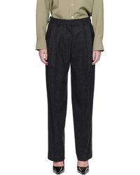 TOTEME - Double-Pleat Winter Trousers - Lyst