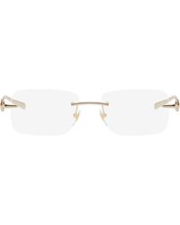 Gucci - ゴールド ホースビット メガネ - Lyst