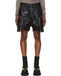 Rick Owens - Tower Bauhaus Denim Shorts - Lyst