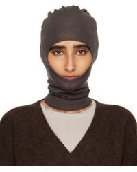 Rick Owens - グレー Concordians Skull バラクラバ - Lyst