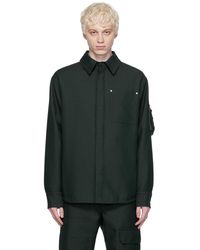 Helmut Lang - Green Shirt Jacket - Lyst