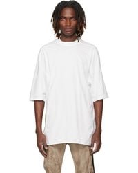 Rick Owens - Off- Temple Subhuman Jumbo S/S T-Shirt - Lyst