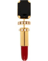 Balmain - ゴールド Lipstick ブラス ブローチ - Lyst