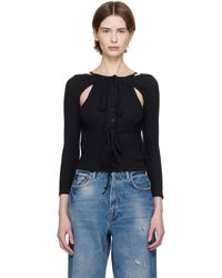 Eckhaus Latta - ブラック Flip トップス - Lyst