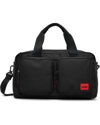 HUGO - Canvas Logo Duffle Bag - Lyst