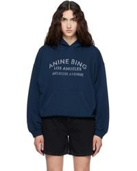 Anine Bing - Harvey 'Melrose' Stencil Hoodie - Lyst