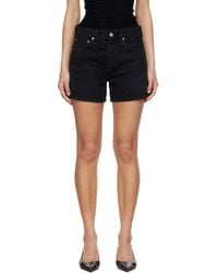 Agolde - Parker Long Denim Shorts - Lyst