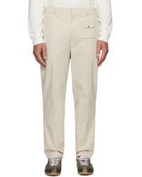 Moncler - Tailored Gabardine Trousers - Lyst
