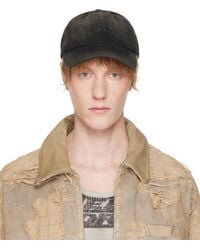 DIESEL - ブラック C-Run-Wash キャップ - Lyst