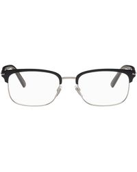Gucci - Silver Rectangular Glasses - Lyst