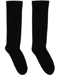Rick Owens - Luxor Patterned Intarsia-knit Socks - Lyst