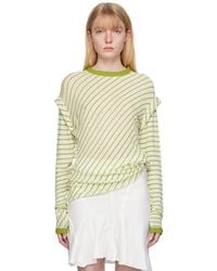 TALIA BYRE - Striped Long Sleeve T-shirt - Lyst