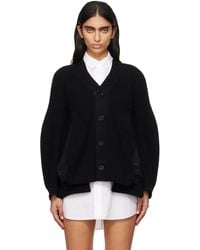 Sacai - ウールニット カーディガン - Lyst