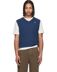Polo Ralph Lauren - Cable-Knit Cotton Sweater Vest - Lyst