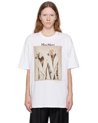 Max Mara - T-shirt tacco blanc - Lyst