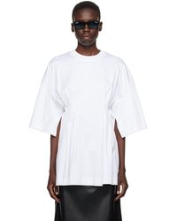 Max Mara - T-shirt de style justaucorps giotto blanc - Lyst