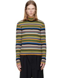 Dries Van Noten - Ribbed Wool Turtleneck - Lyst